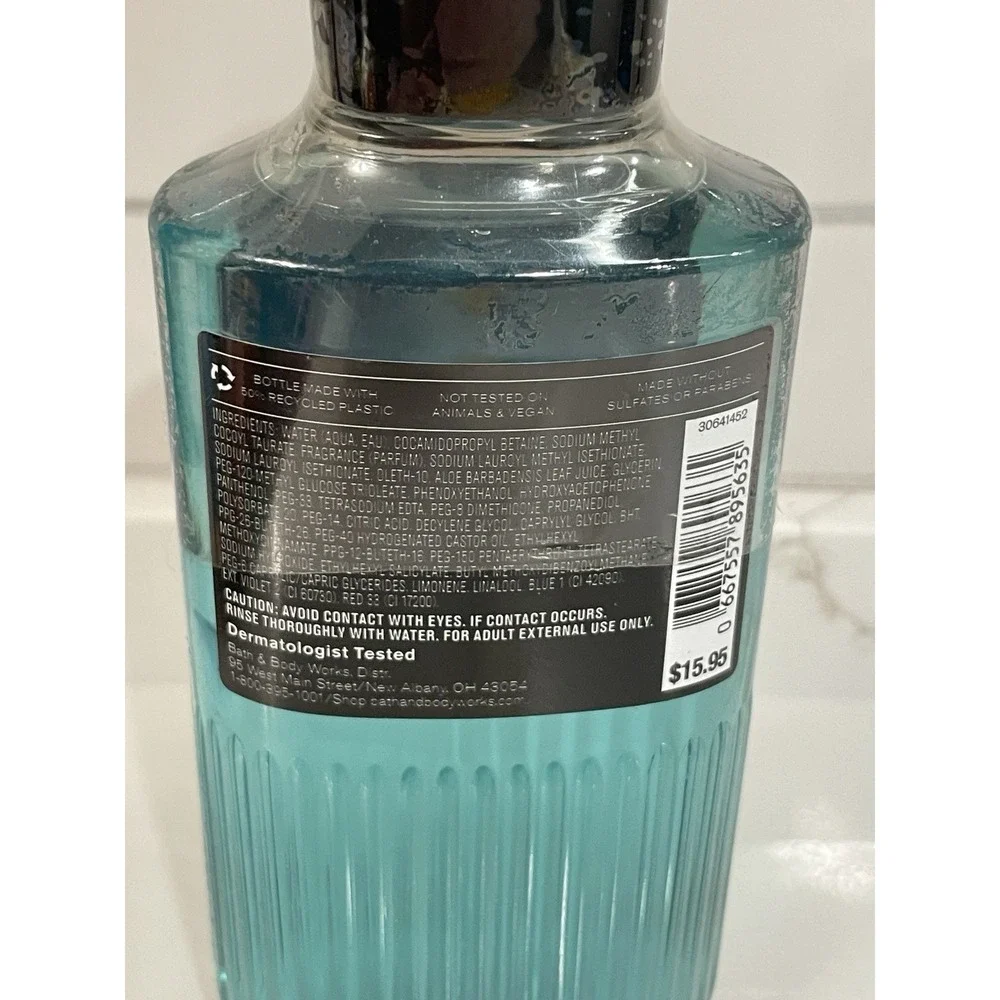 Ocean Men Collection Bath & Body Works 3 in 1 Hair Face Body Wash 10‎ fl oz New